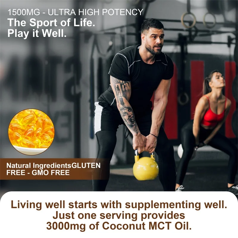 MCT Oil Supplement - Contains  - огляд і ціна Mct Oil Coconut