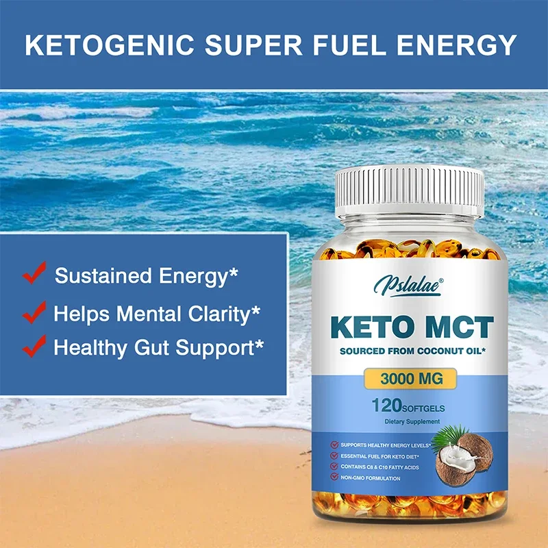 Keto MCT Oil 3000 Mg Capsules  - огляд і ціна Mct Oil Coconut