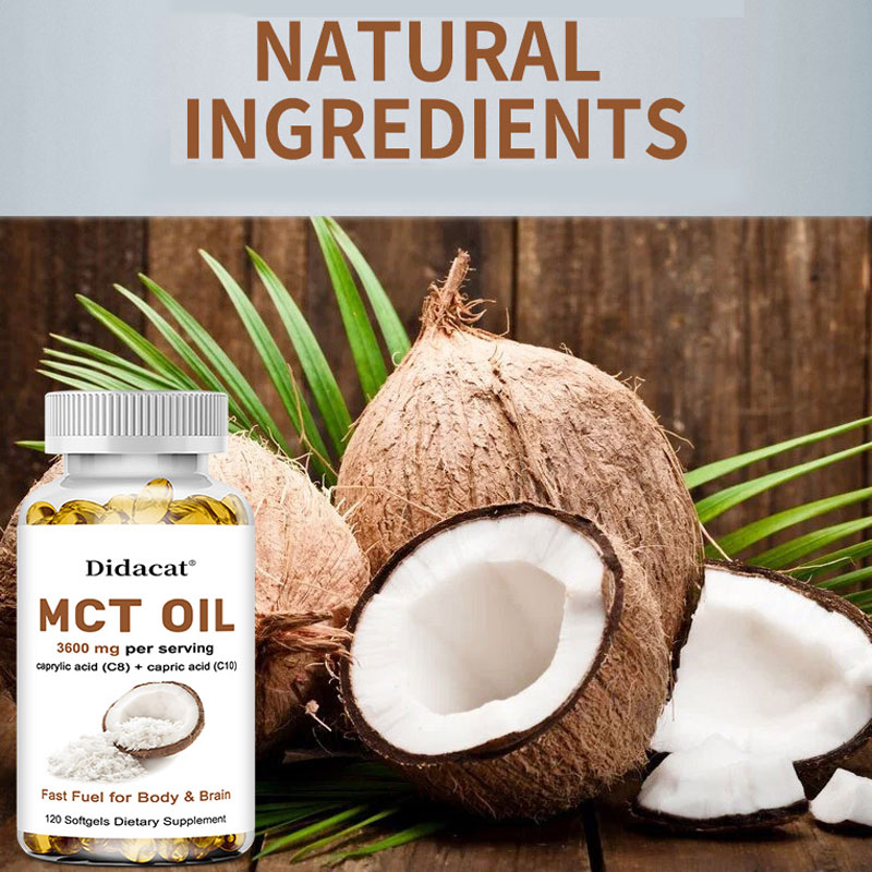 Pure MCT Oil Capsules 3000mg,  - огляд і ціна Mct Oil Coconut
