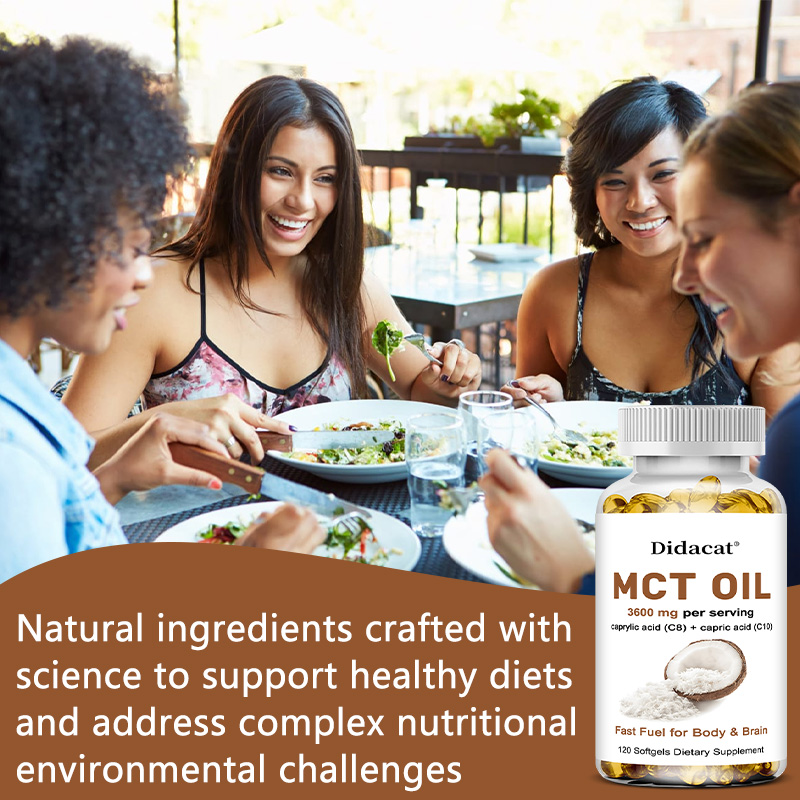 Pure MCT Oil Capsules 3000mg,  - огляд і ціна Mct Oil Coconut