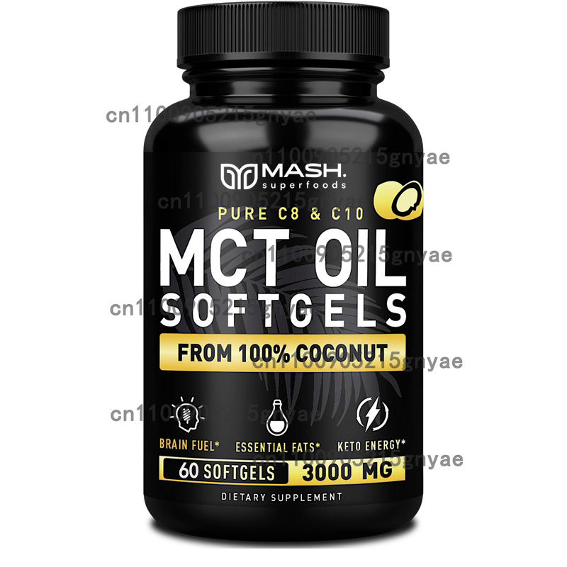 MCT Oil 3600 Mg C8 C10 Capsule - огляд і ціна Mct Oil Coconut