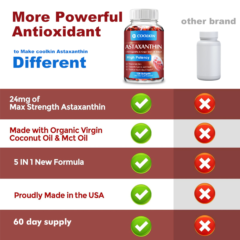 Astaxanthin Supplement with Gr - огляд і ціна Mct Oil Coconut
