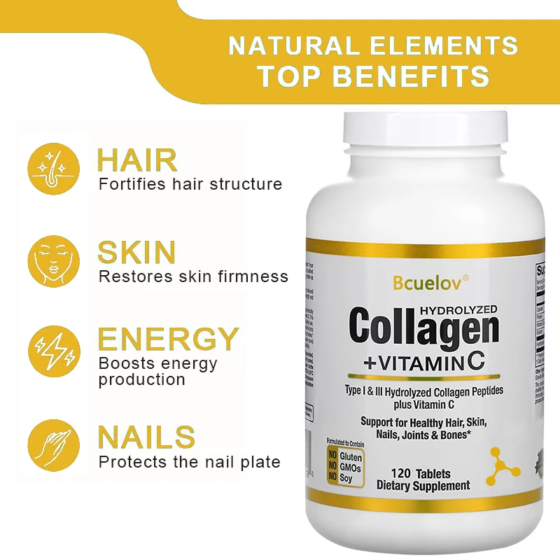 bcuelov Hydrolyzed Collagen Pe - огляд і ціна Collagen Peptide Powder