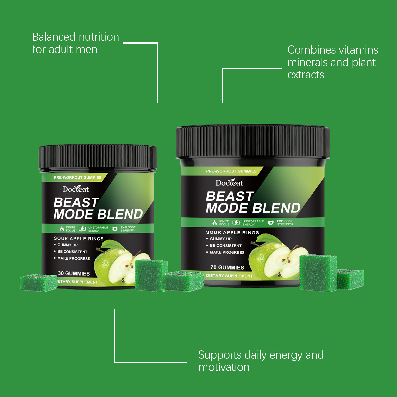 Fitness Nutrition Gummies with - огляд і ціна Fitness Nutrition Energy