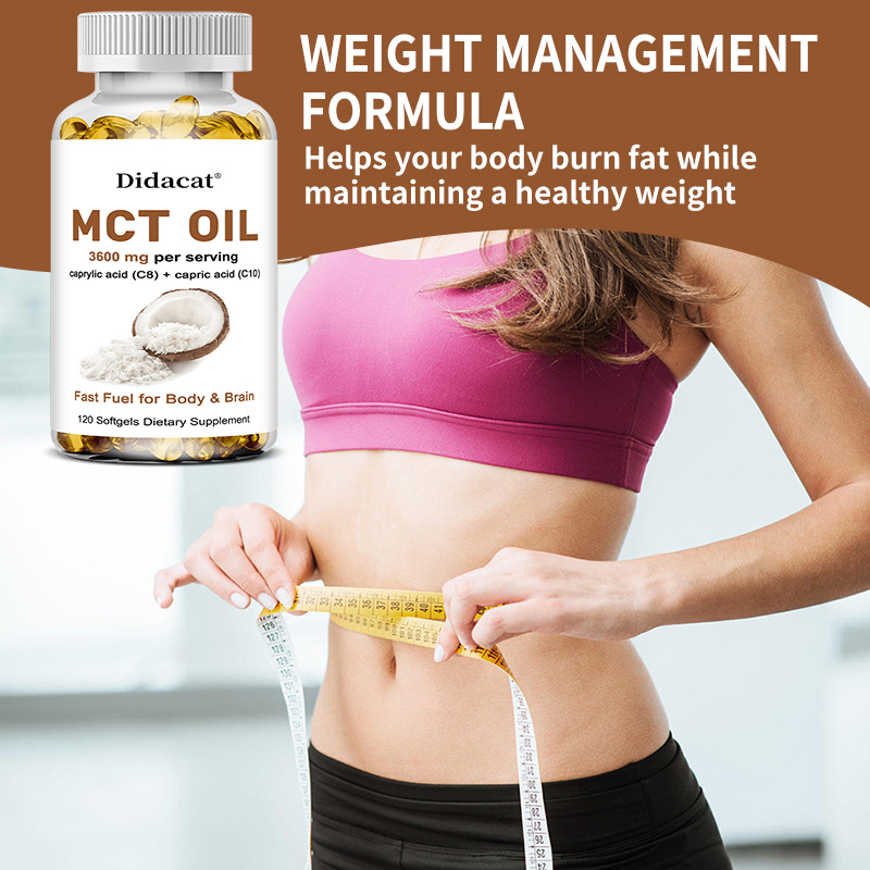 MCT Oil 3600 mg C8 C10 Capsule - огляд і ціна Mct Oil Coconut