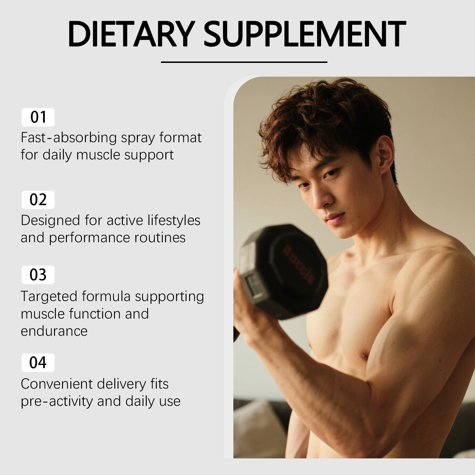 Muscle Growth Spray Enhance Ph - огляд і ціна Fitness Nutrition Energy