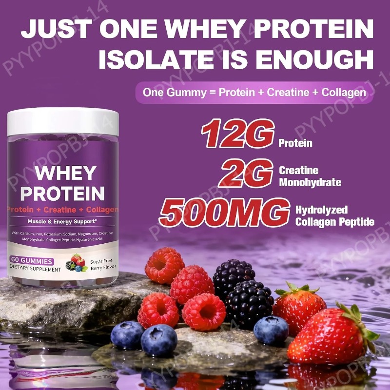 Protein Gummies with Whey Crea - огляд і ціна Fitness Nutrition Energy